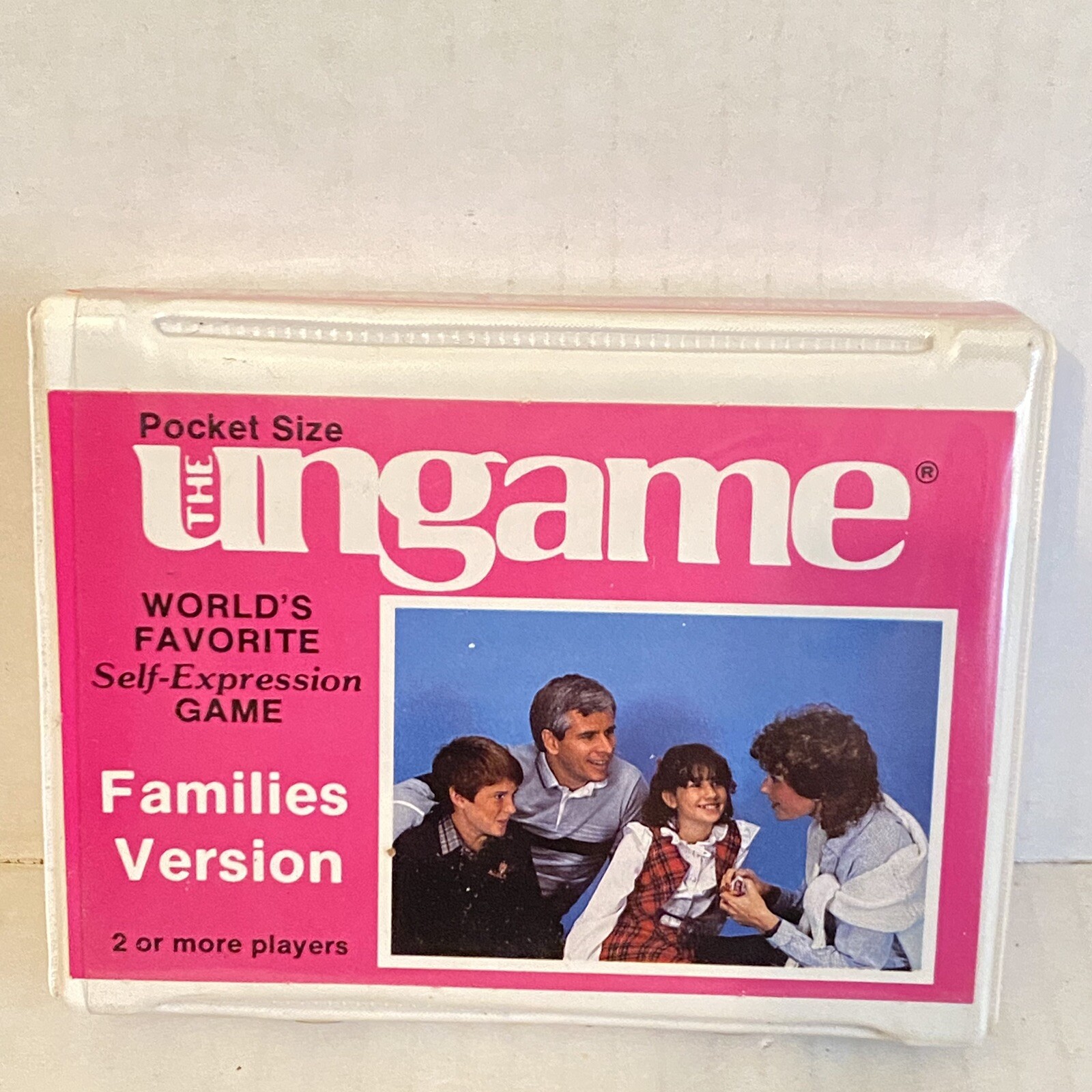 Vintage 1989 Pocket Size The Ungame Families Version All Ages 2 or More Players