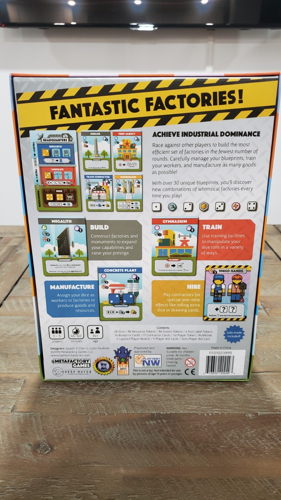 Fantastic Factories Board Game
