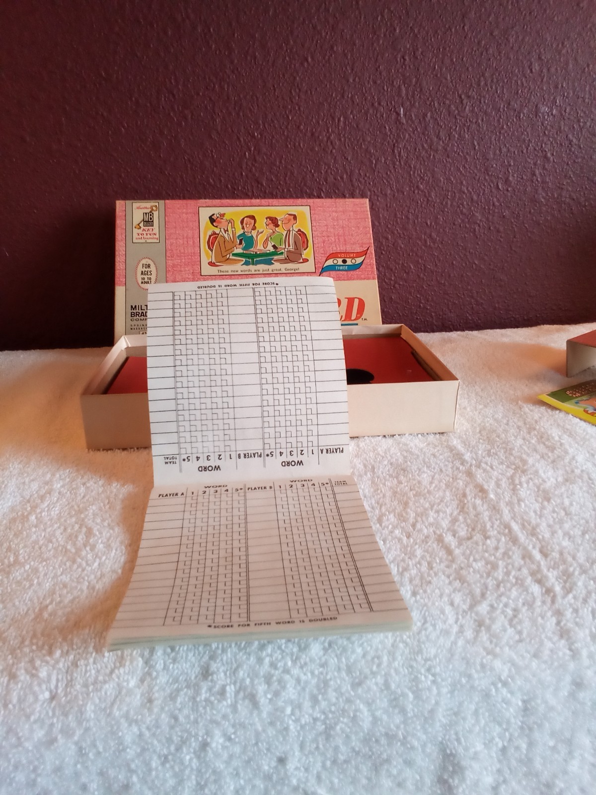 Vintage 1963 Volume 3 Milton Bradley Password Game #4260 Complete Game!