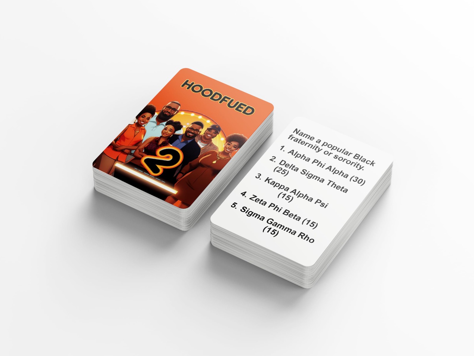 HoodFued 2 – Black Family Feud-Style Card Game for African-American Parties, …