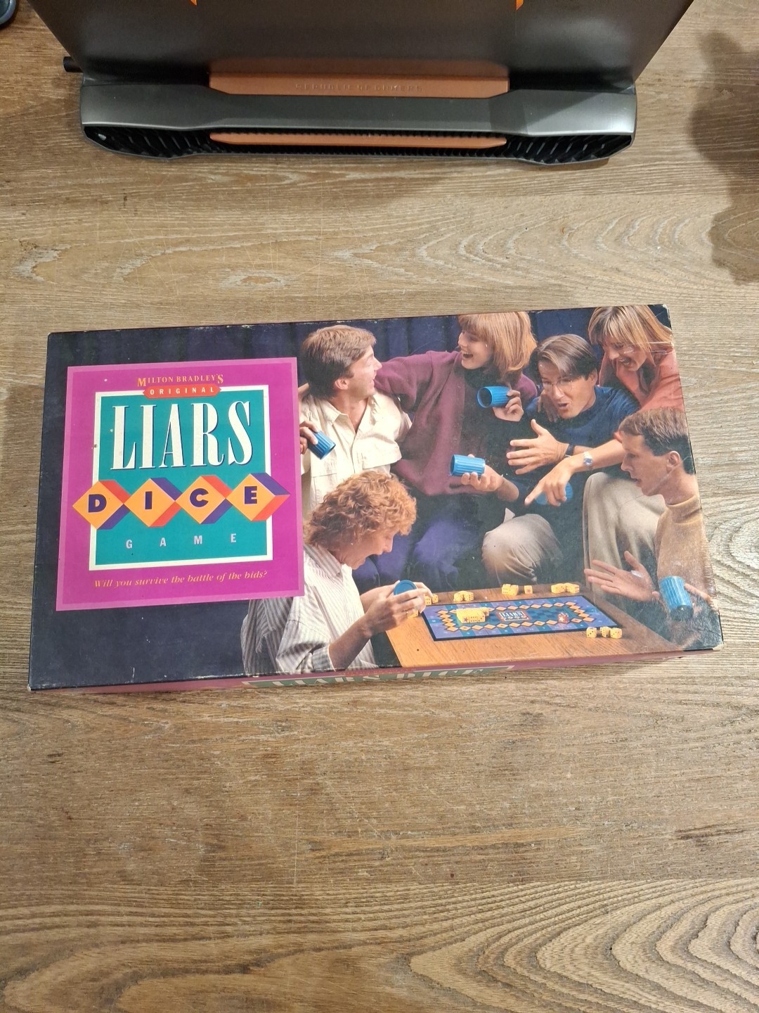 MTB Boardgame Liar’s Dice Box 100% Complete VG+ Rare Vintage 1987