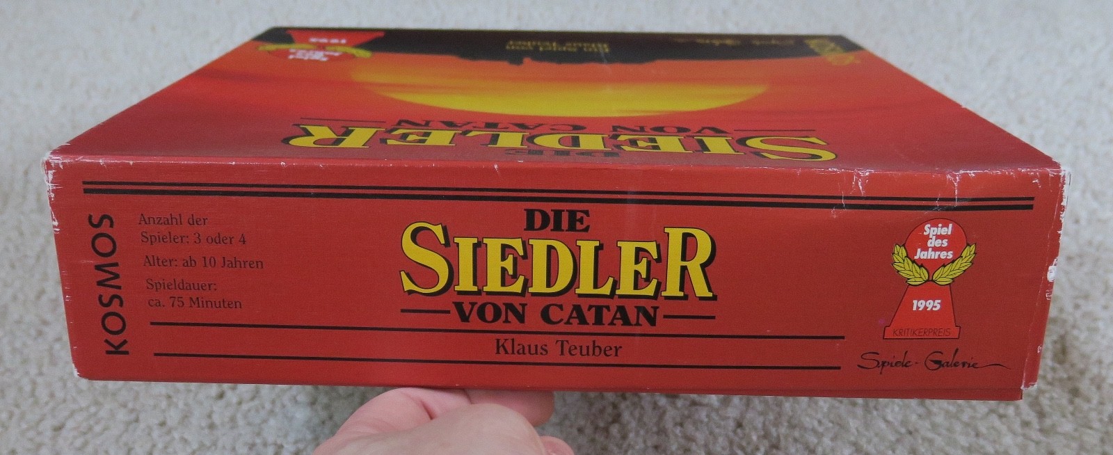 Kosmos Die Siedler von Catan Basisspiel Brettspiel Holz Klaus Teuber 1995 kult
