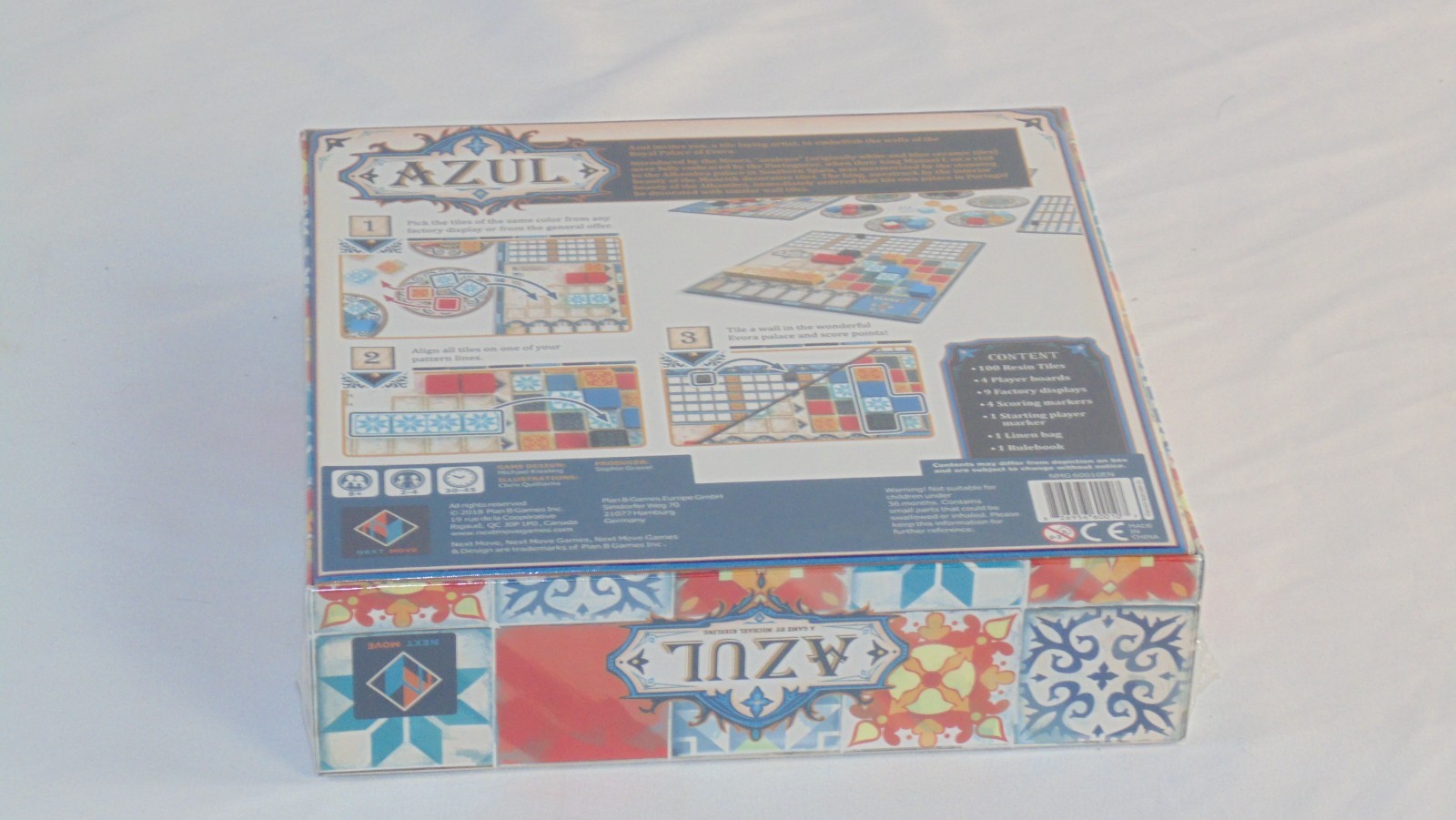 Azul Board Game Michael Kiesling Next Move Strategy Tile Game Sealed