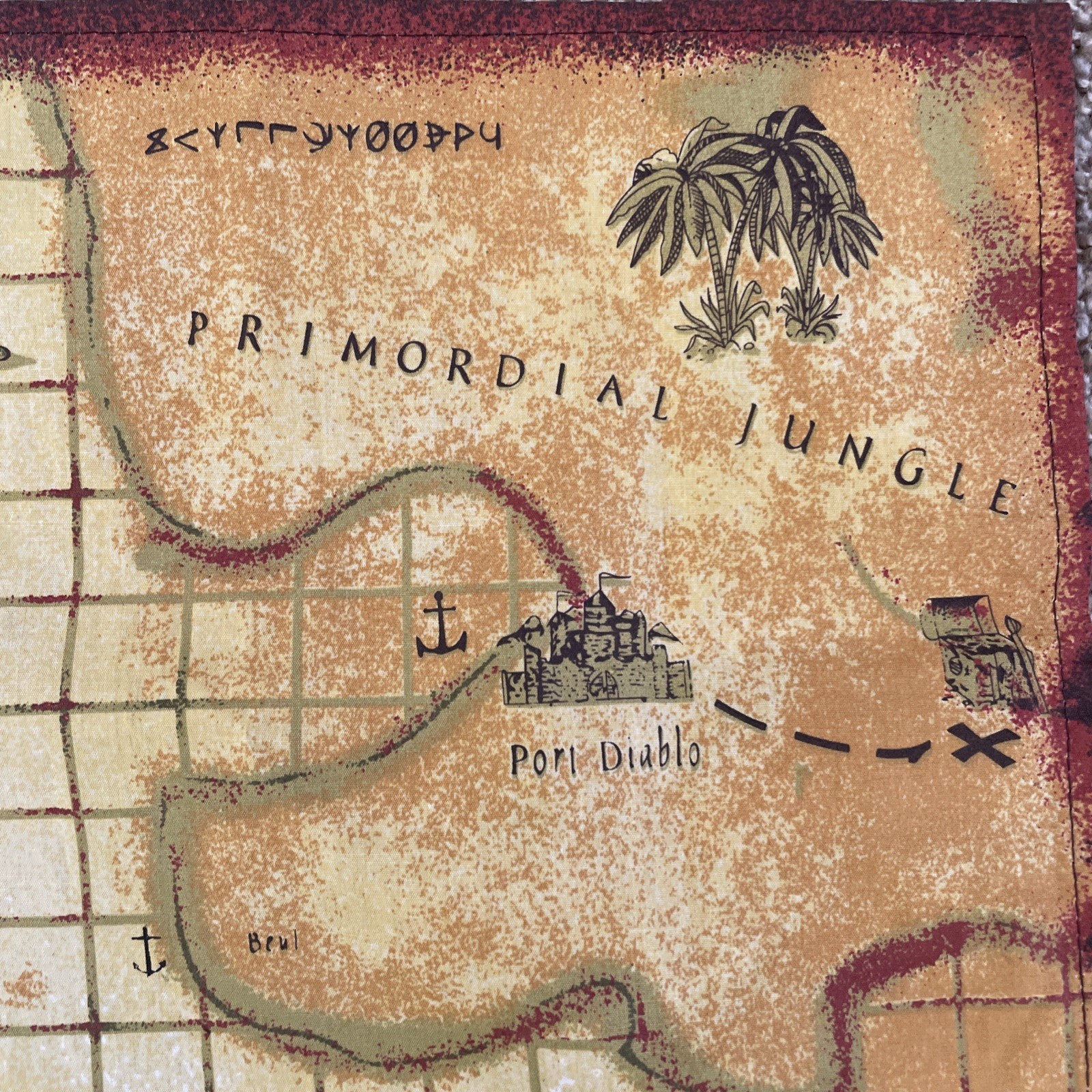Dread Pirate Front Porch Classics Replacement Part – Cloth Map Playing Board