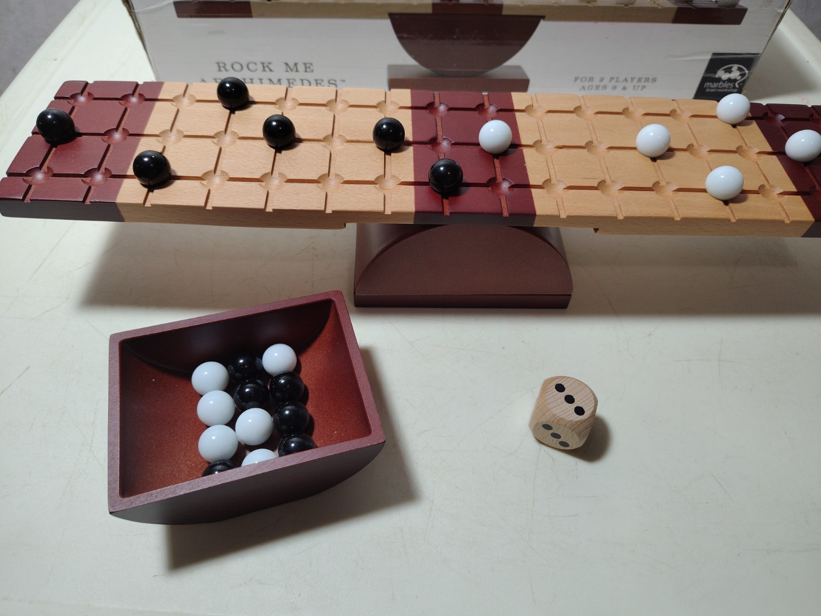 Rock Me Archimedes Marbles Strategy Balancing Game Brain Workshop New Open Box