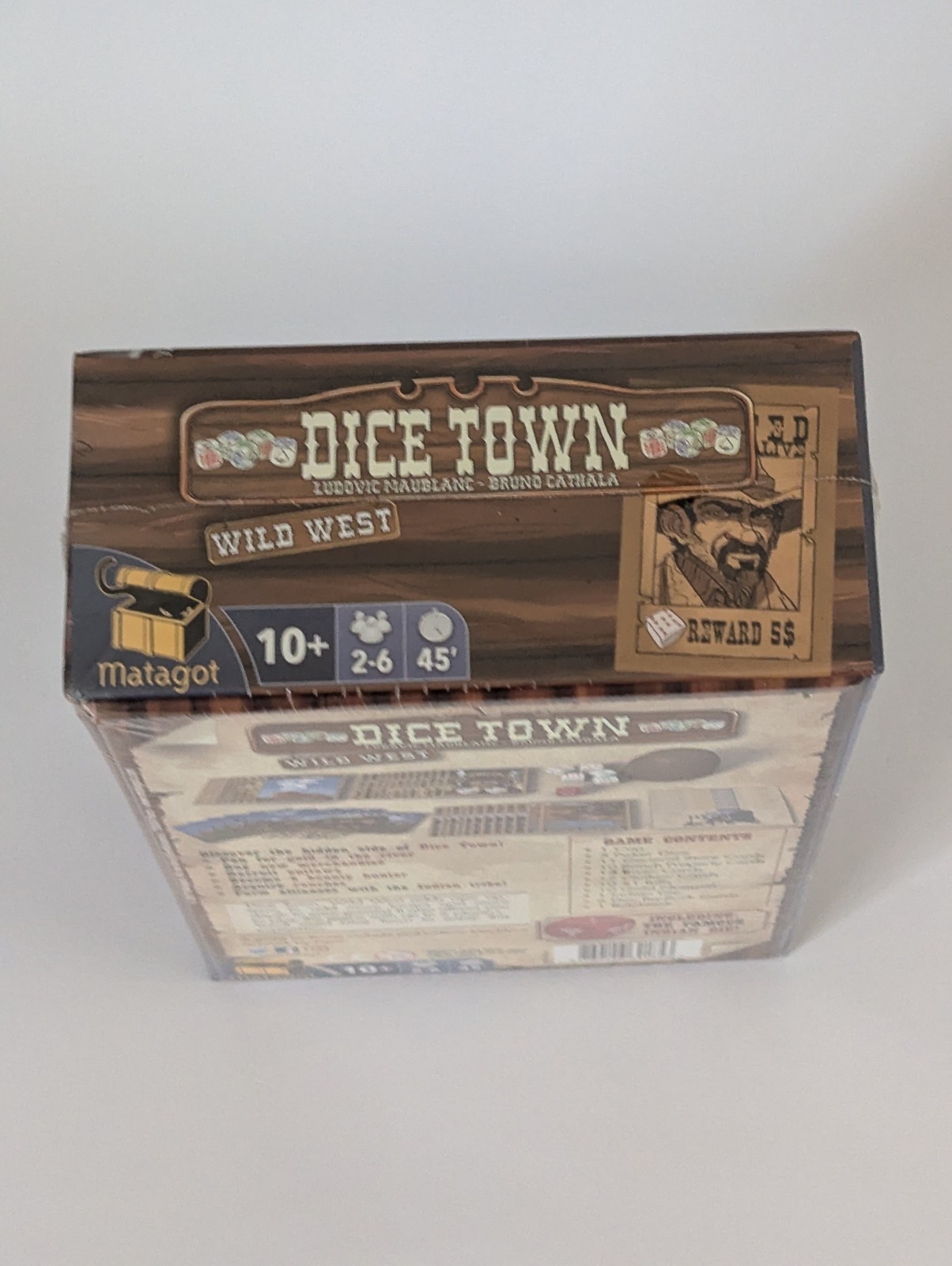 Dice Town Wild West Board Game Expansion by Matagot 2011 Edition Rare New Sealed