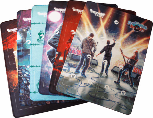 Inside Up Games Draft & Write Records: 6-piece Neoprene Playmat Set