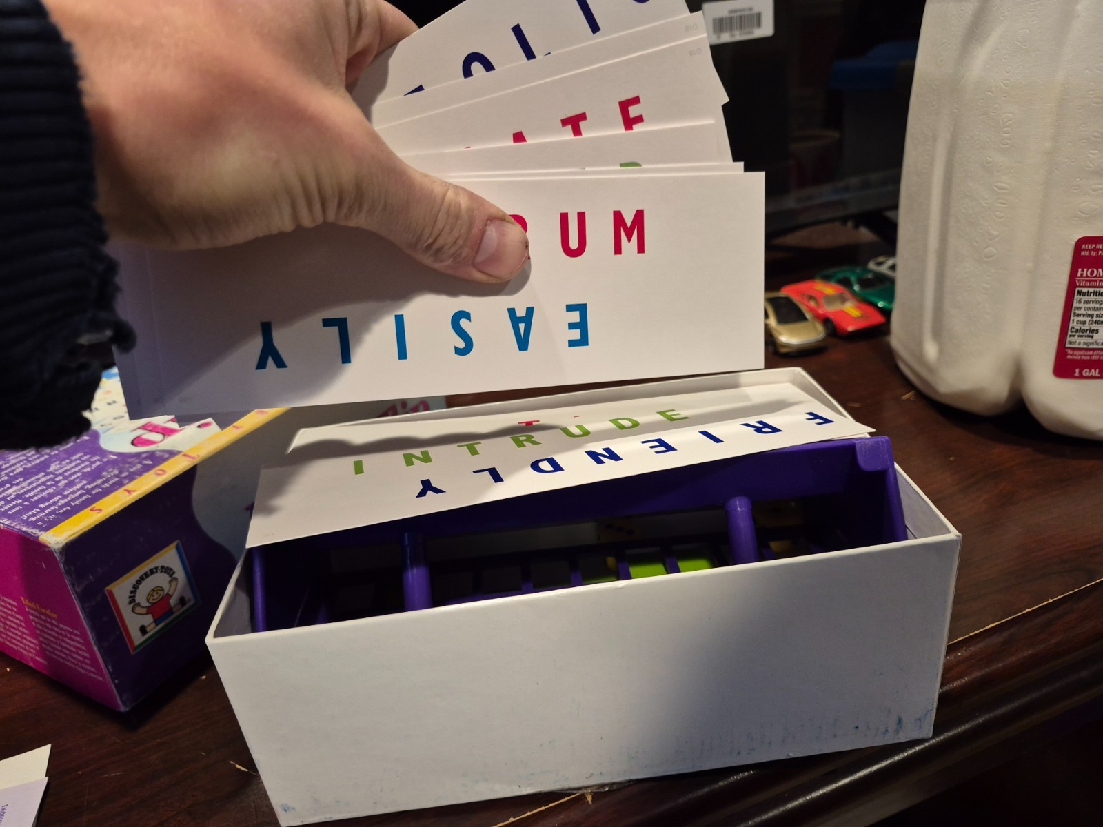 Word Flip 2003 Discovery Toys Hidden Word Game Homeschool Phonics Spelling Kids