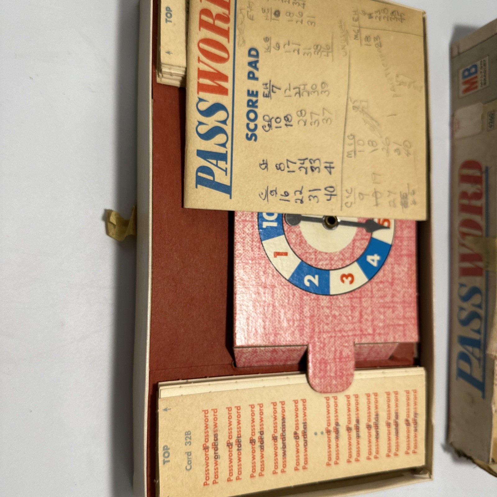 #0- 1963 Password Game 4260 Volume Three Milton Bradley Vintage Board