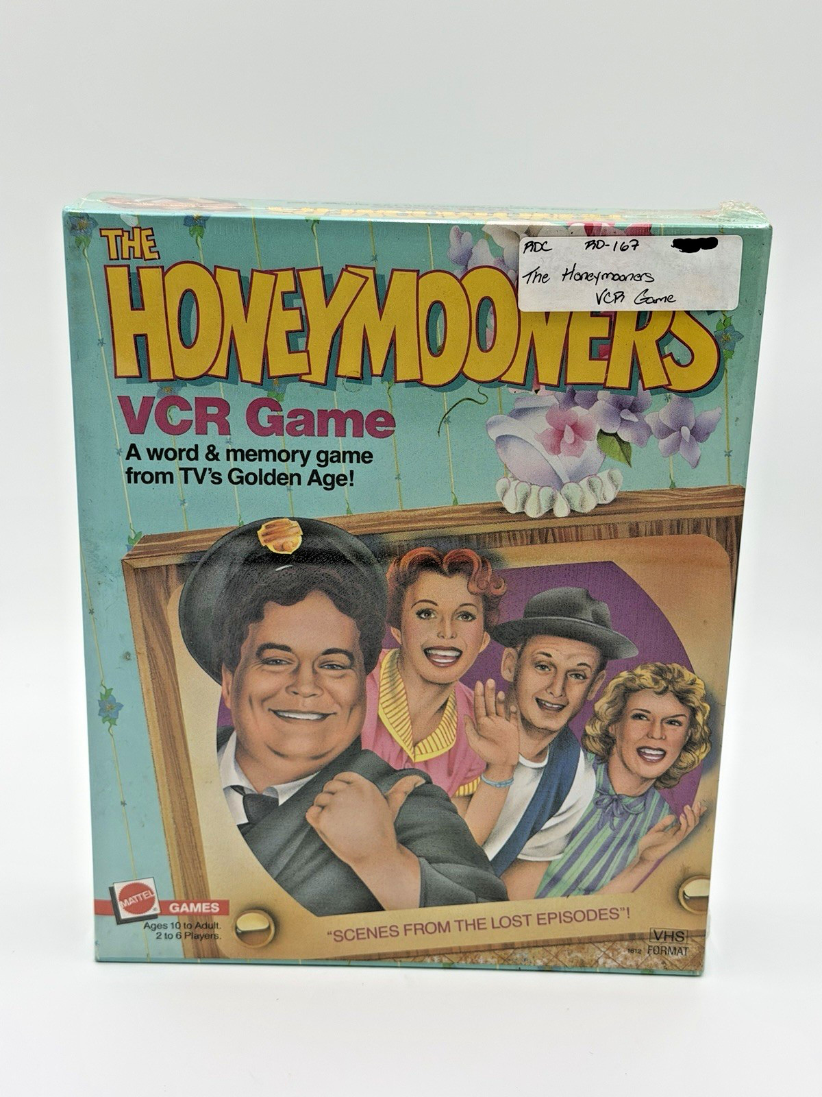 MATTEL BOARD GAME THE HONEYMOONERS VCR GAME NIB 1986 SEALED VINTAGE GAME NICE