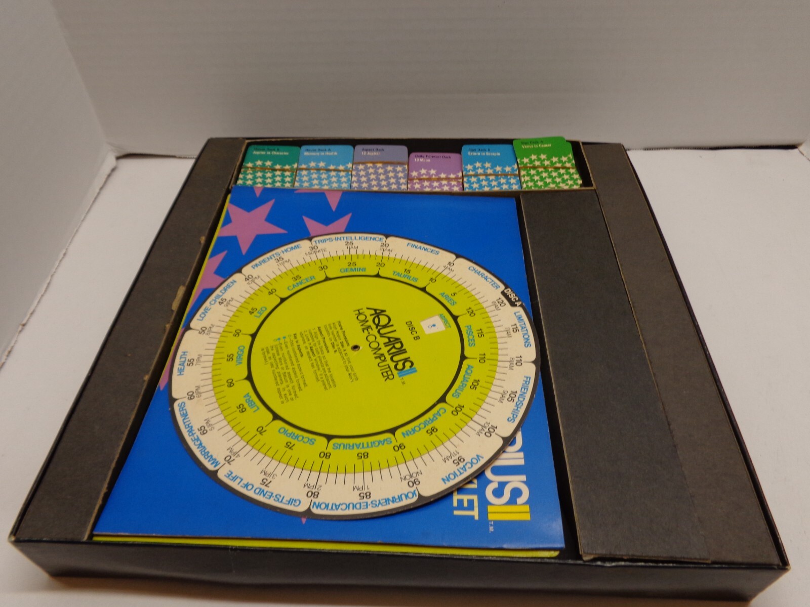 Vintage AQUARIUS II Home Computer Astrology Kit 1973 Reiss Games RARE Complete