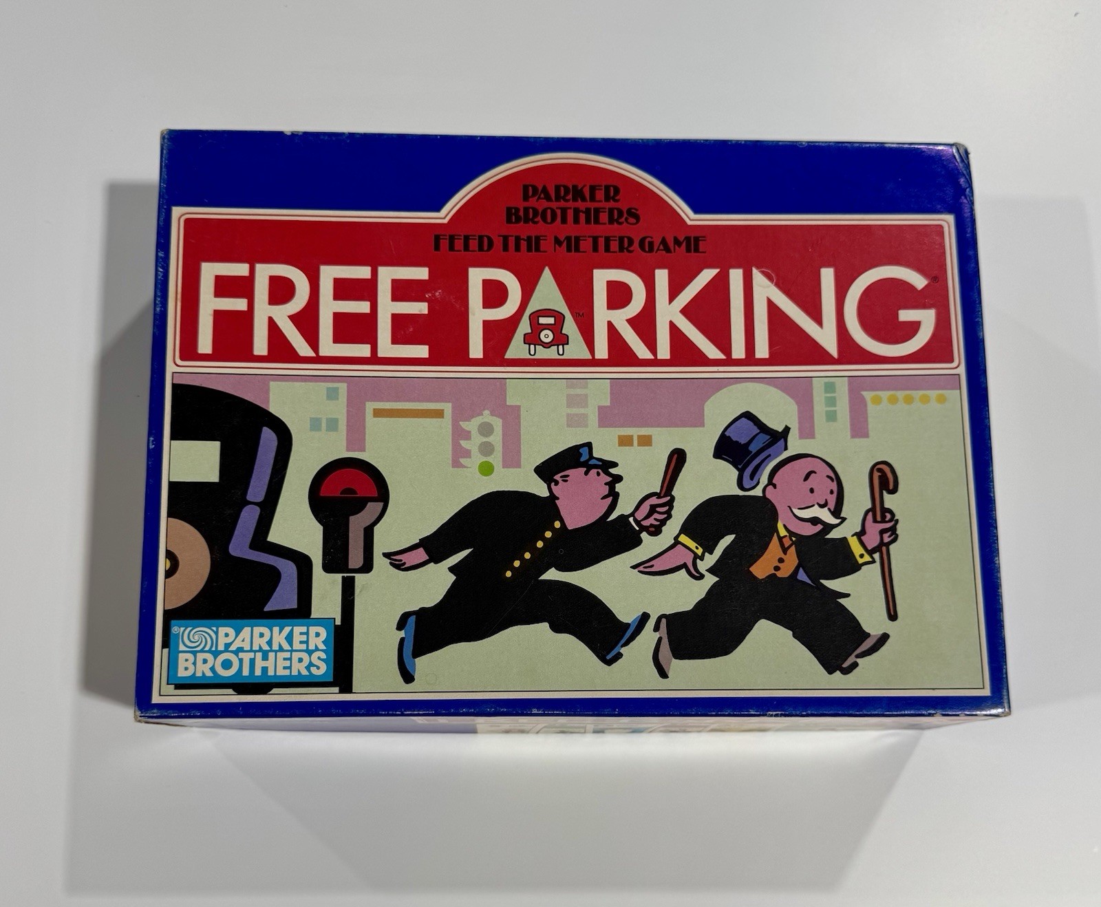 Parker Brothers Free Parking Feed the Meter Card Game Complete Vintage 1988