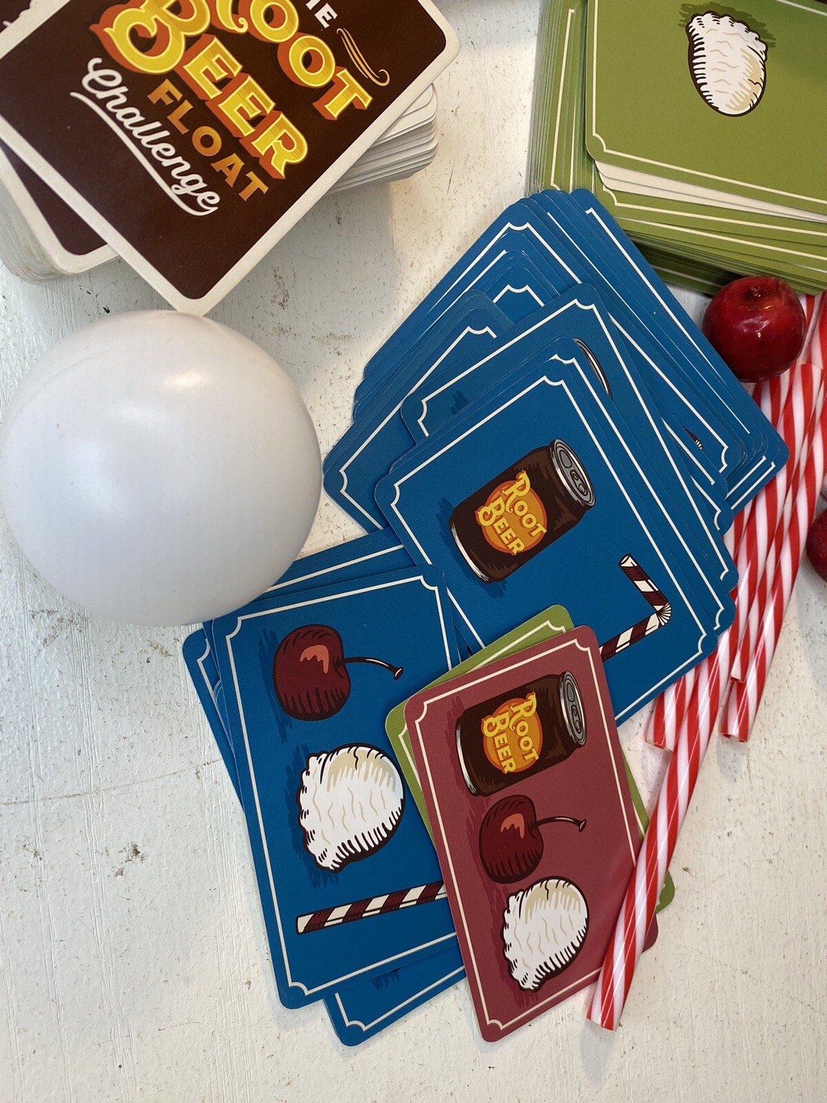Root Beer Float Challenge Game ~ A Family Party Game for 2 to 8 players