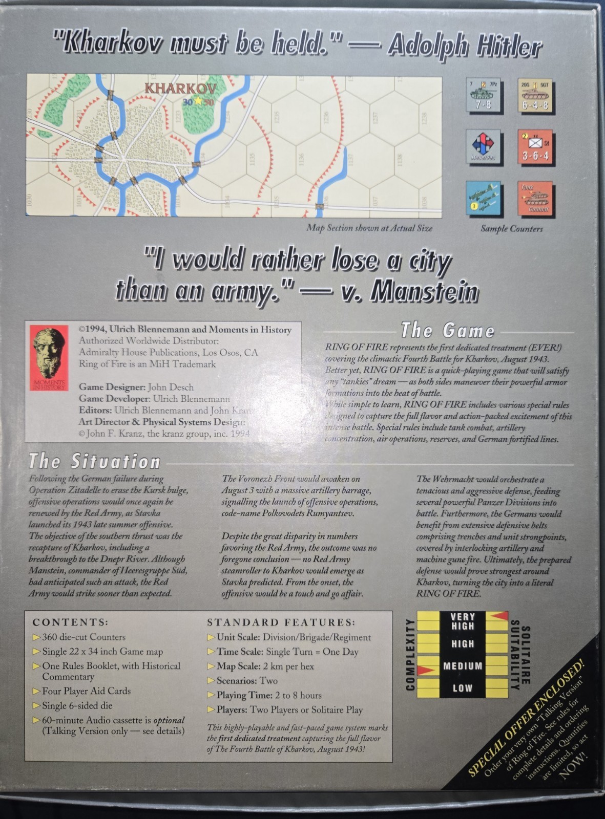 Moments in History: Ring of Fire – Fourth Battle for Kharkov, Aug 1943 Unpunched