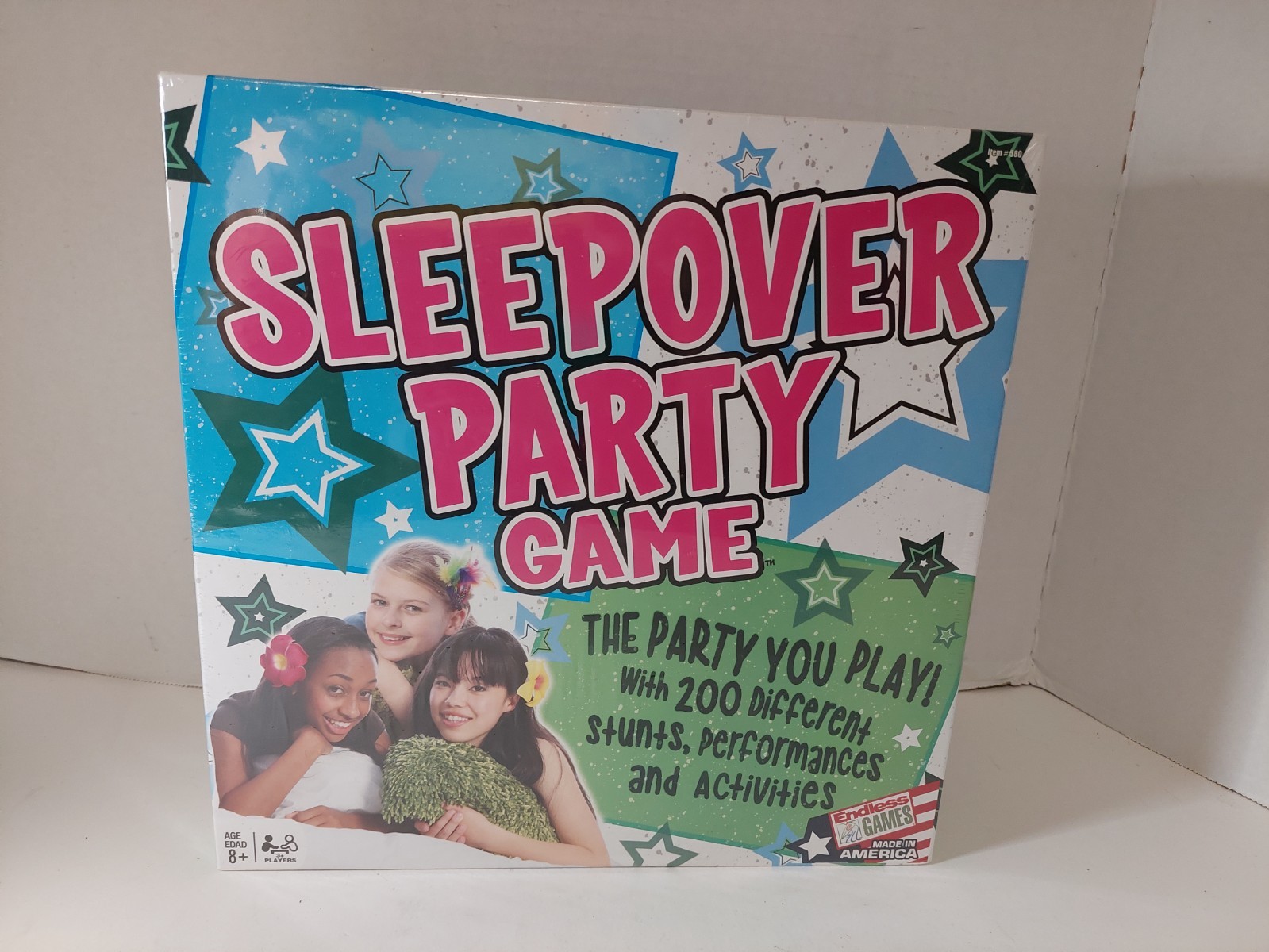 Sleepover Party Board Game Girls With 200 Different Activities 8+ New Sealed