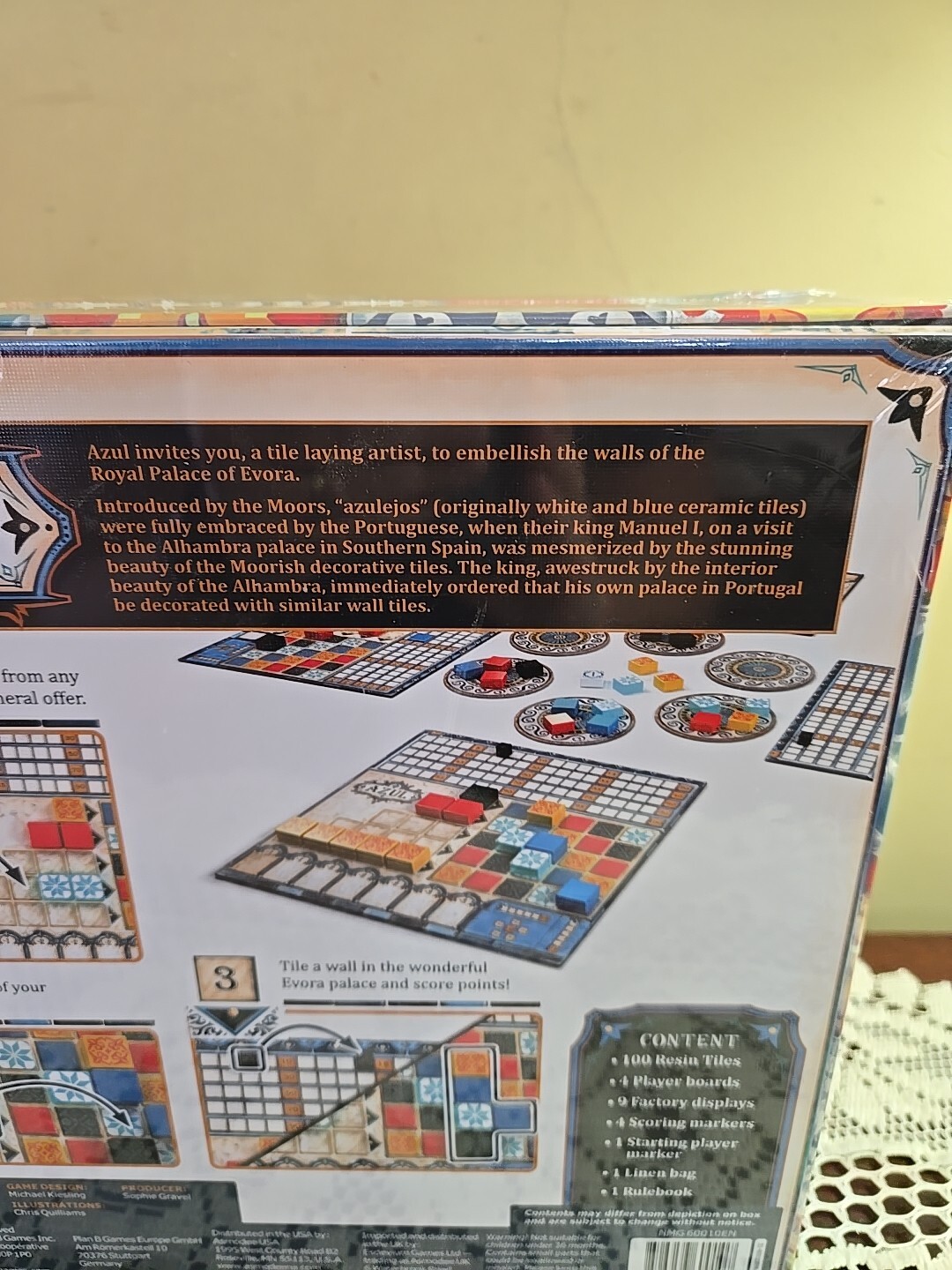 Azul Board Game 2021 Next Move Michael Kiesling Lay Tiles Royal Palace Moors NIB