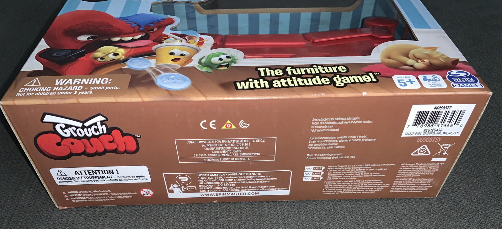 Grouch Couch Furniture with Attitude Game for Families and Kids Ages 5 and up