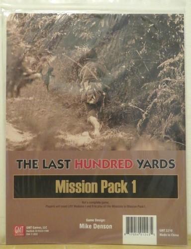 GMT Games – The Last Hundred Yards – Mission Pack 1 (UNPUNCHED) NM