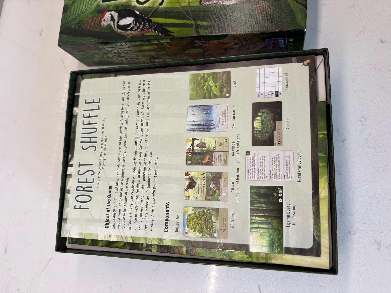 2024 Kosch Forest Shuffle Card Game Lookout Games Open Box but Never Used Age10+