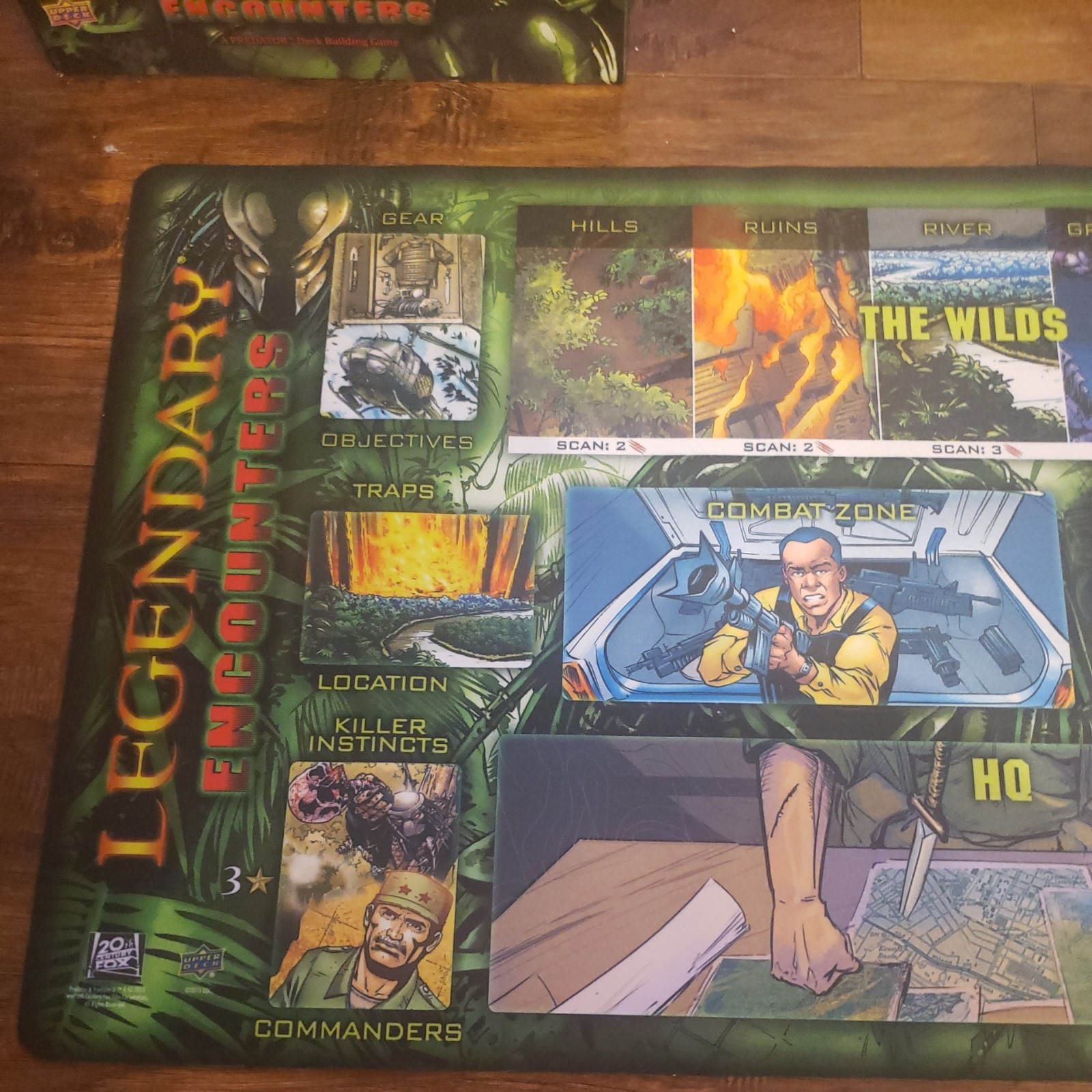 Legendary Encounters Predator Deck Building Game Upper Deck Complete Alien Movie
