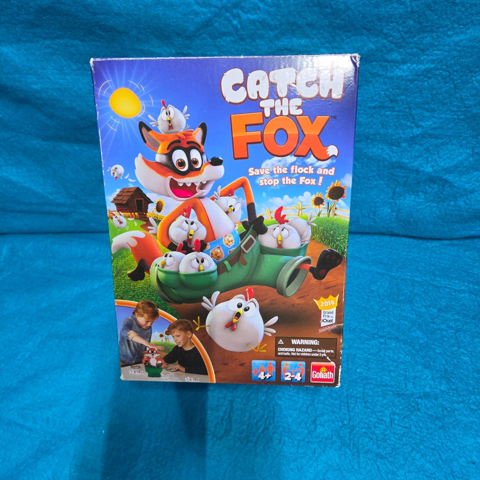 Catch The Fox Board Game Goliath 2016 w/ Original New, Open Box Family Kids Game