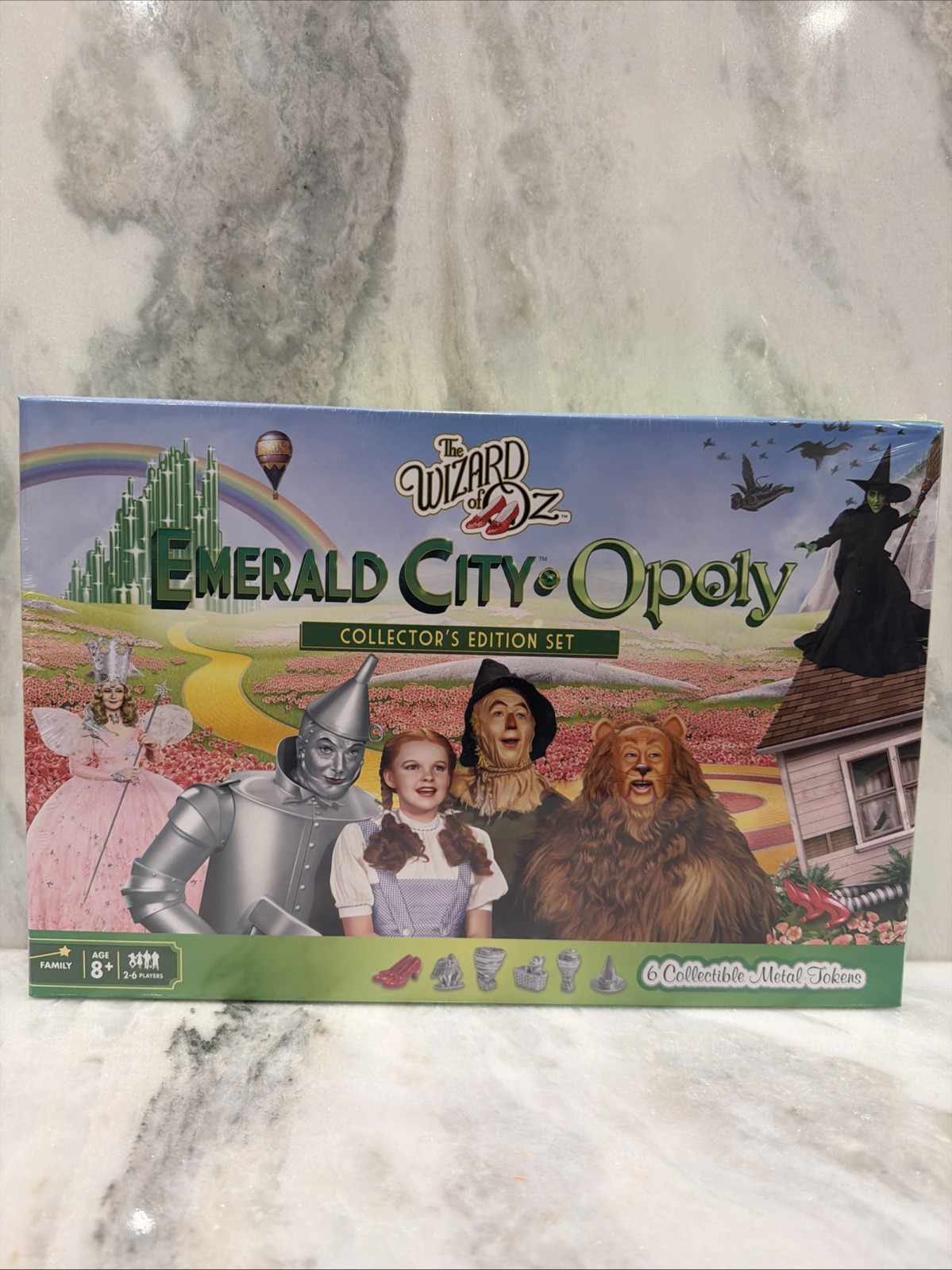 The Wizard of Oz Emerald City-Opoly Collector’s Edition Set Board Game NEW