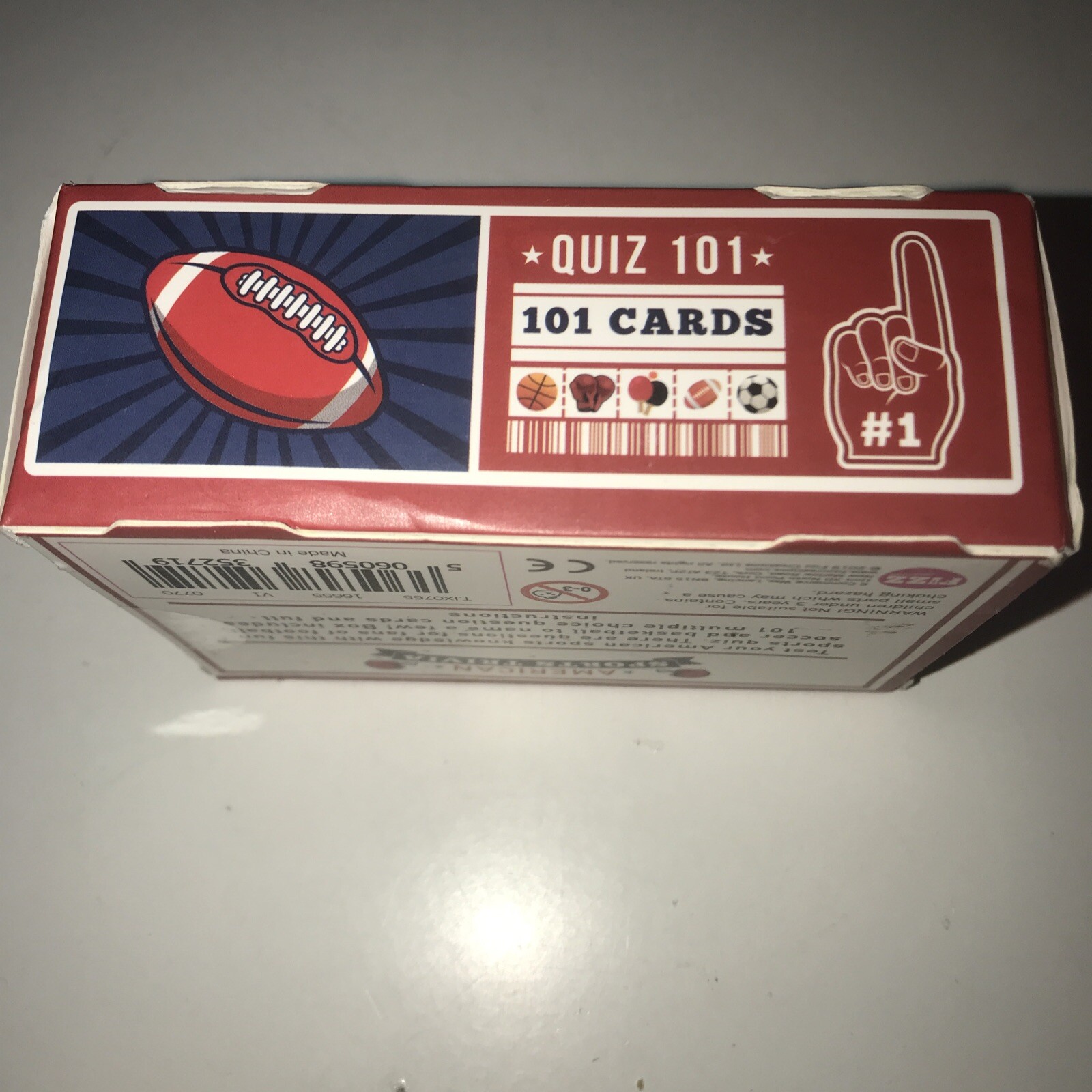 All American Quiz 101 Sports Trivia Question Card Game Party Fun Family Friends