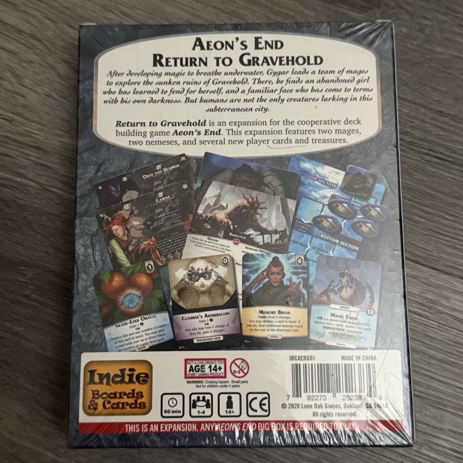 Aeons End Return to Gravehold Expansion Indie Boards & Cards 2020 – New / Sealed