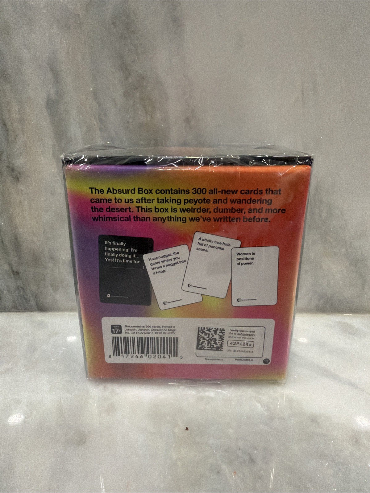 Cards Against Humanity Absurd Box Expansion Set 300 Cards Game NEW