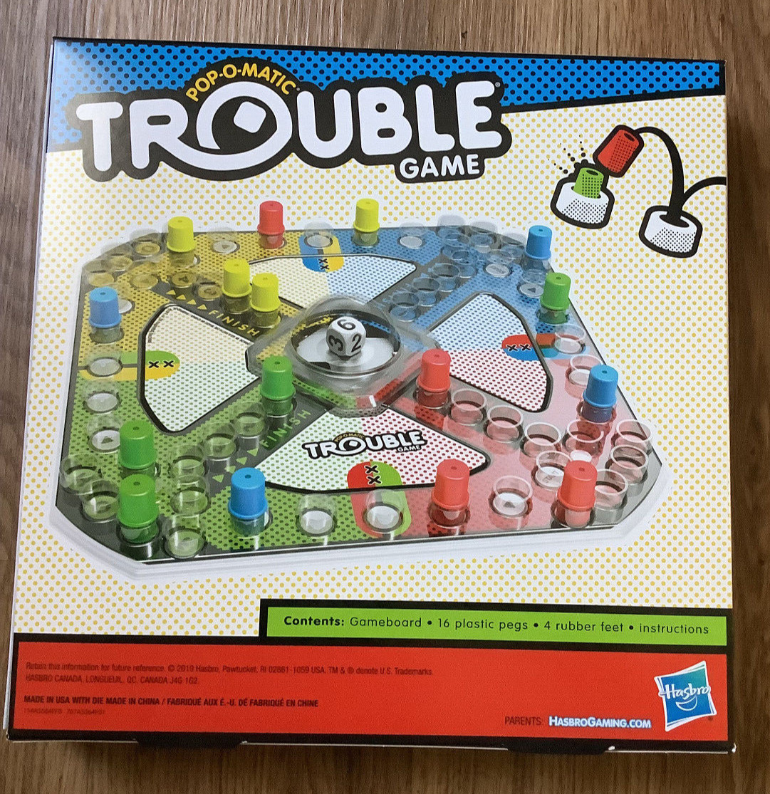 Hasbro Trouble Pop-O-Matic Board Game – A5064 NEW IN BOX