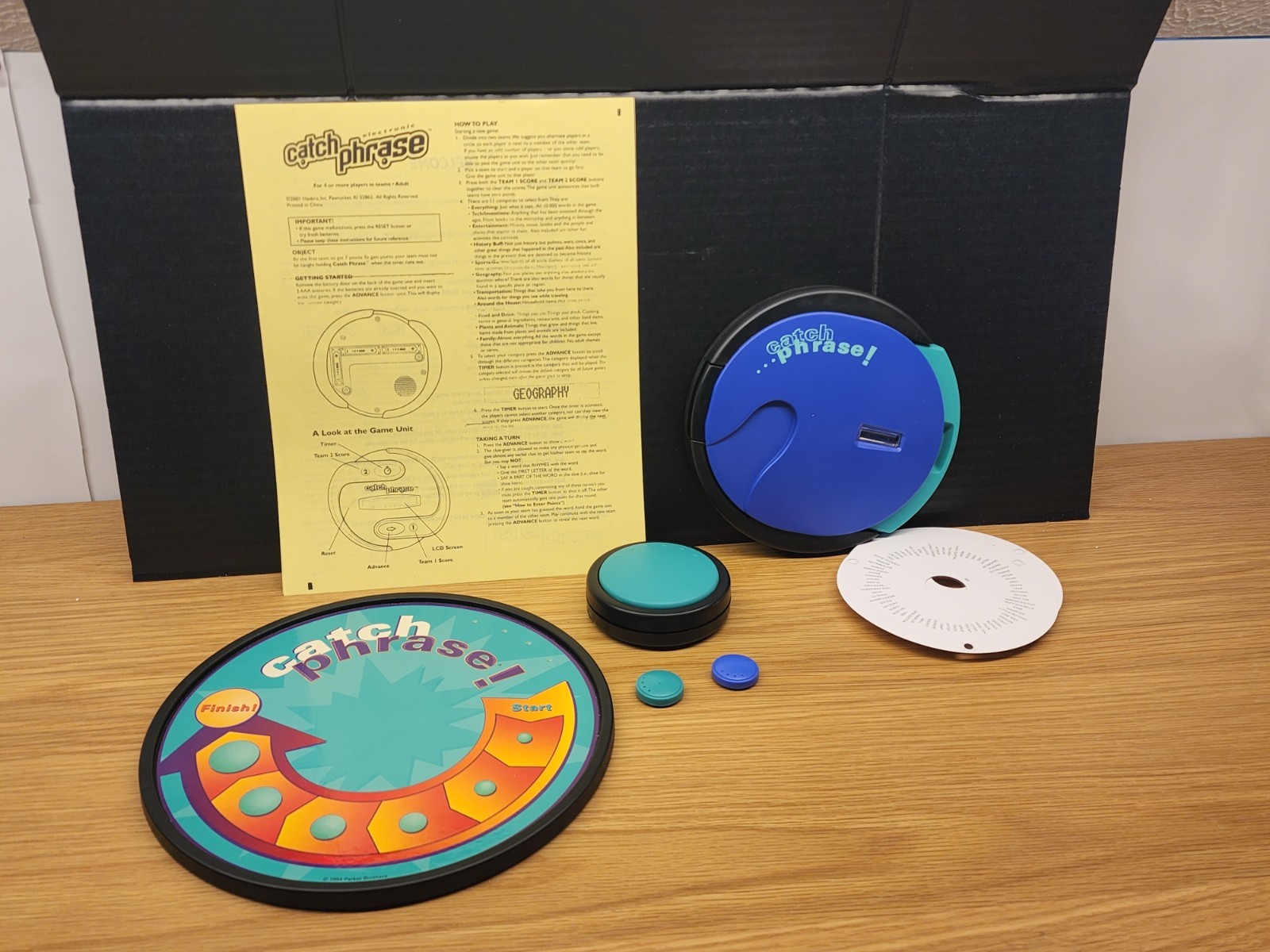 1994 Catch Phrase Party Game Original Edition Parker Brothers Complete Tested