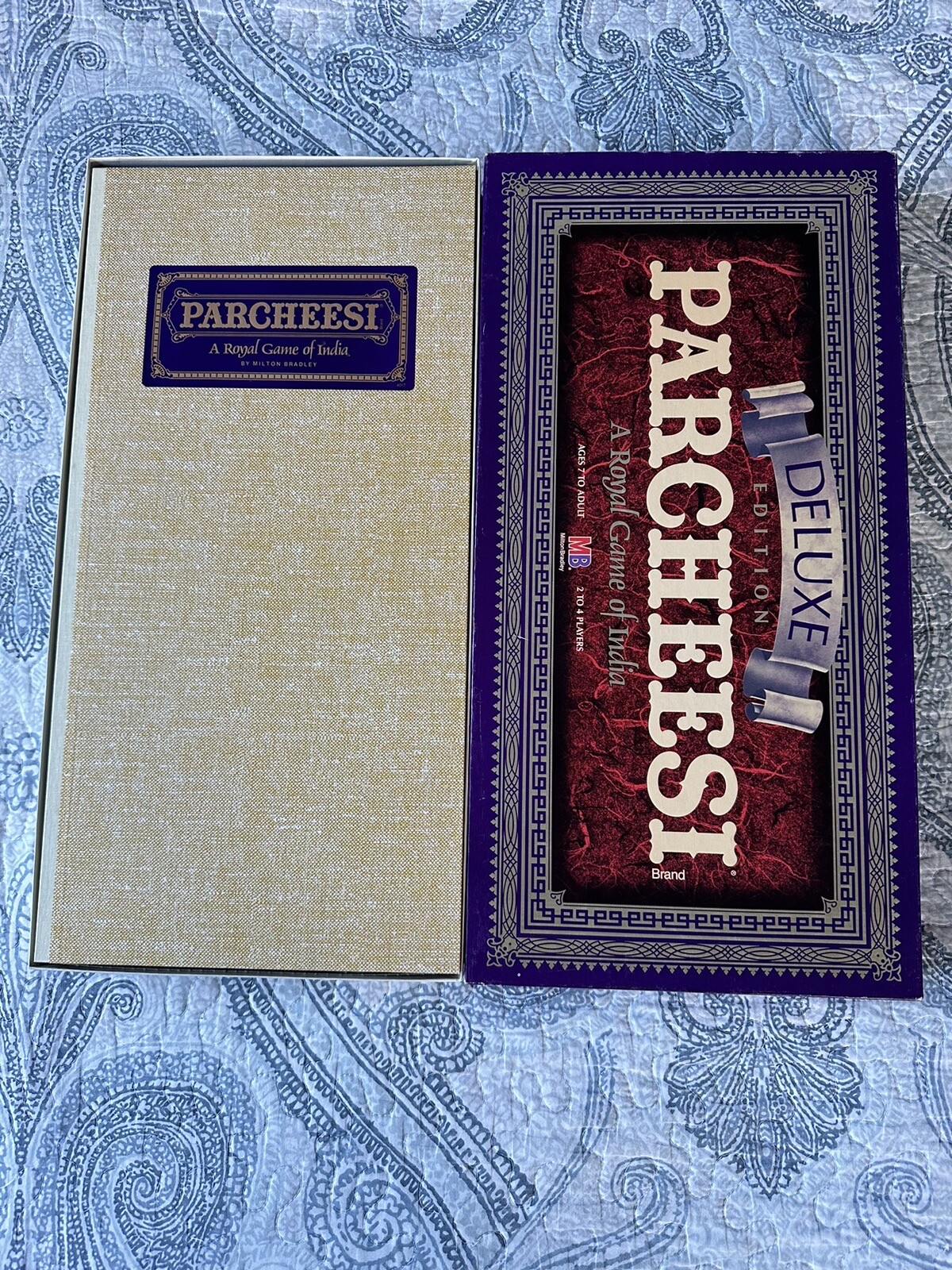 1989 Milton Bradley PARCHEESI Game Deluxe Edition Royal Game of India Complete