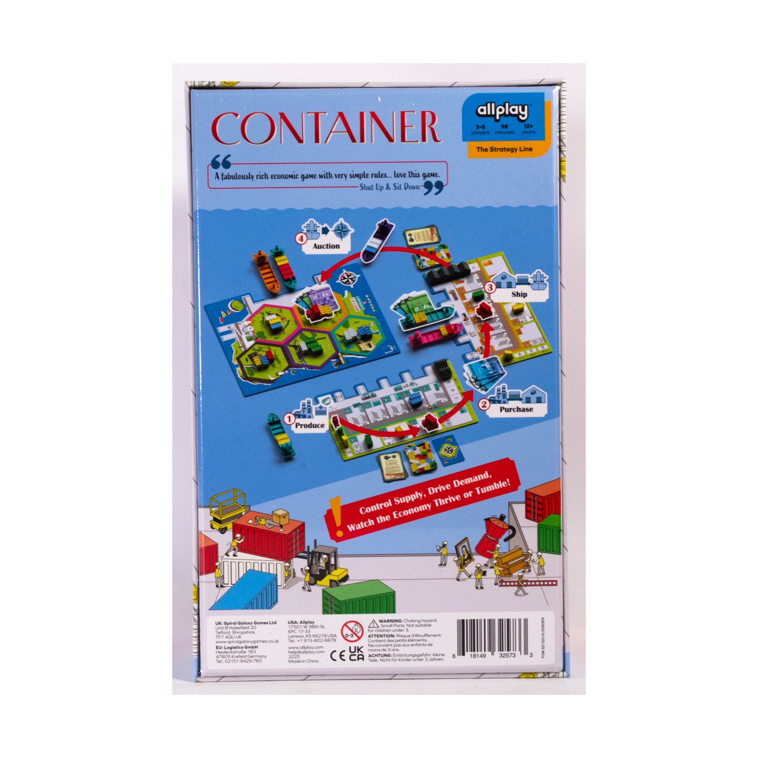 Allplay Board Game Container (Deluxe Ed) Box SW (New)