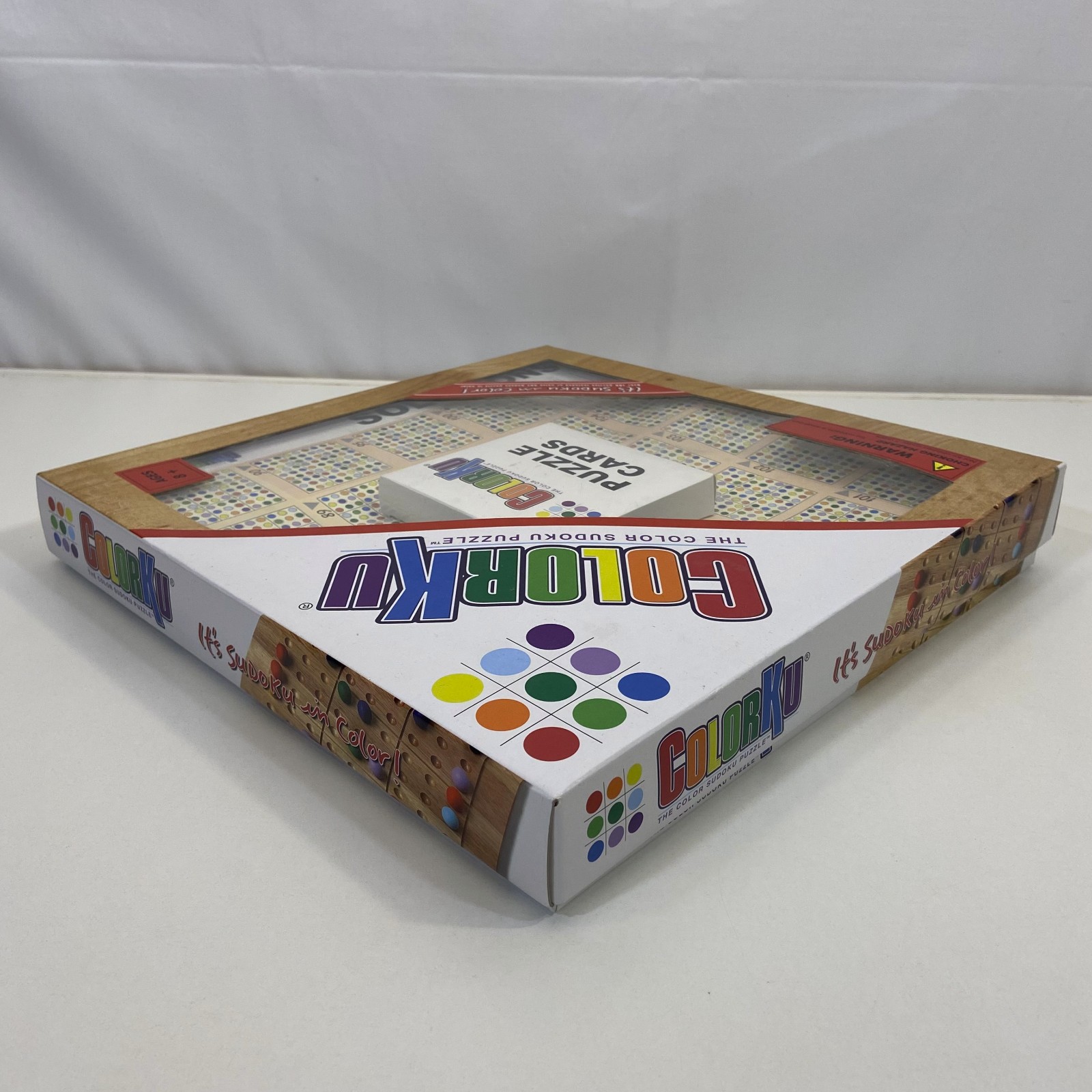 ColorKu Mad Cave Bird Games 2006 Color Sudoku Puzzle Solid Wood Collection VGC