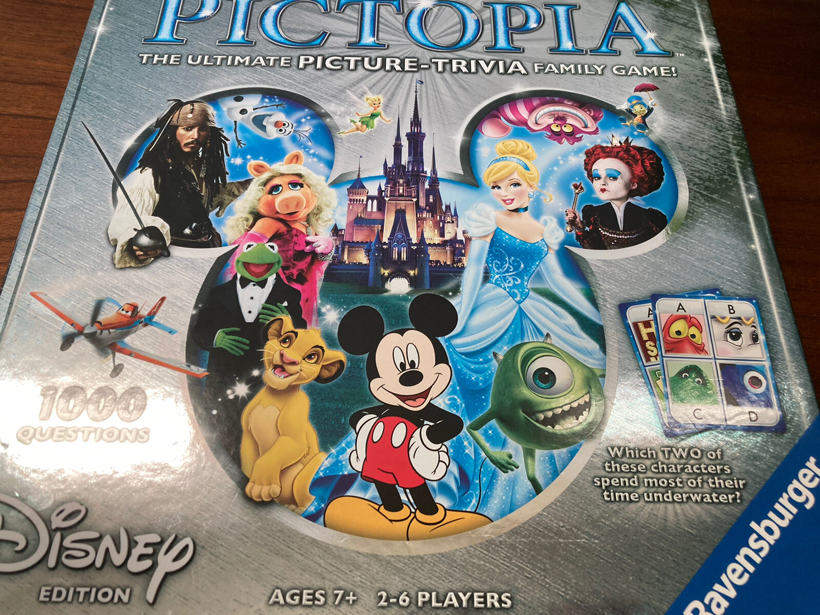 Pictopia Ultimate Picture-Trivia Family Game DISNEY Edition 7+ 2-6 Players NEW
