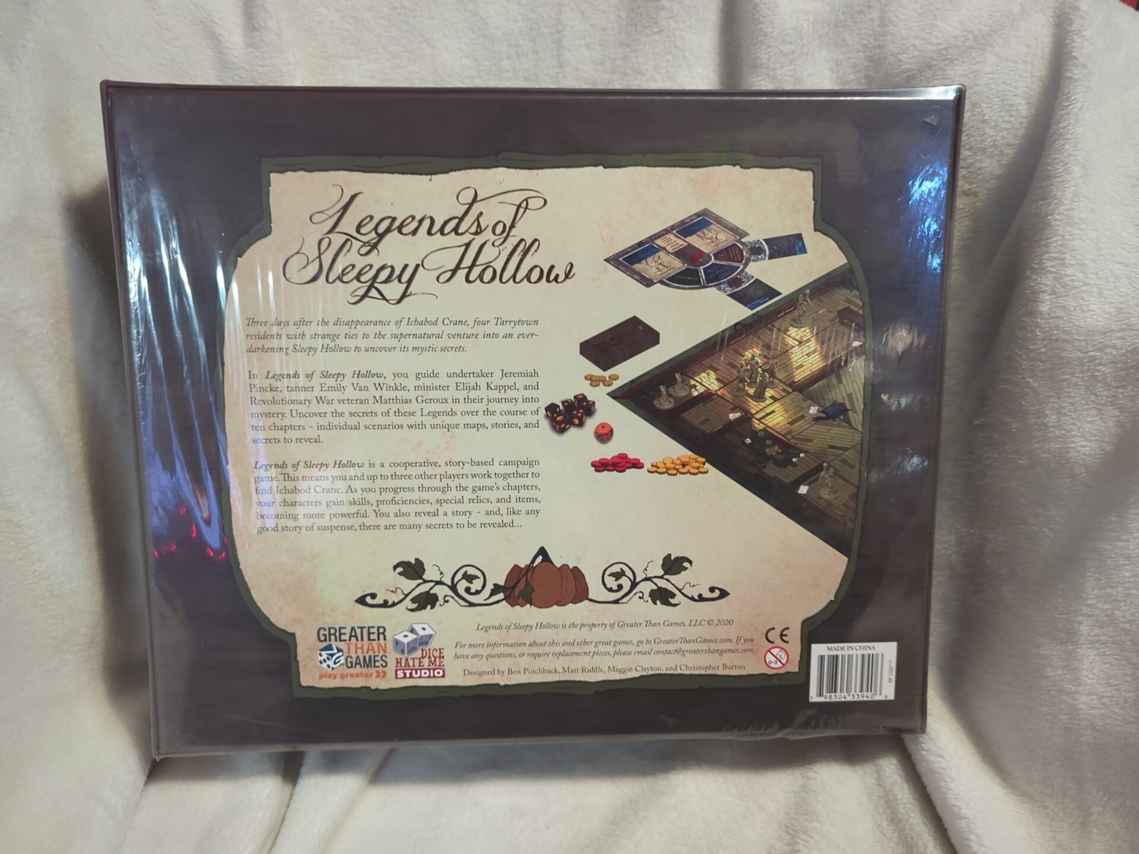 Greater Than Games Legends of Sleepy Hollow Campaign Board Game NIB