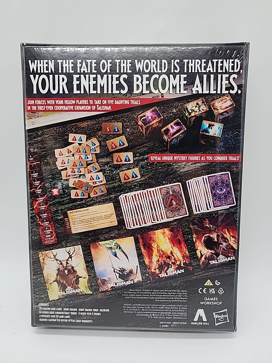 Hasbro Gaming TALISMAN ALLIANCES: FATE BECKONS Board Game Expansion Strategy NEW