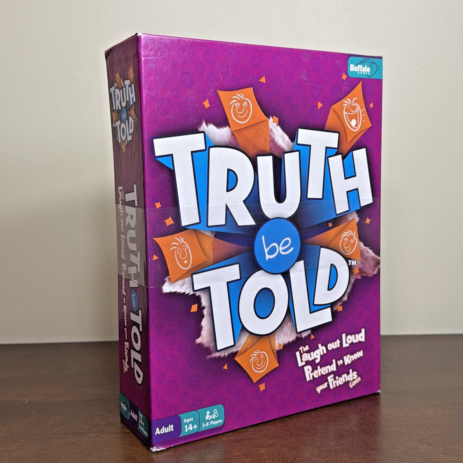 Truth Be Told Buffalo Games Rare Board Party Game – NEW