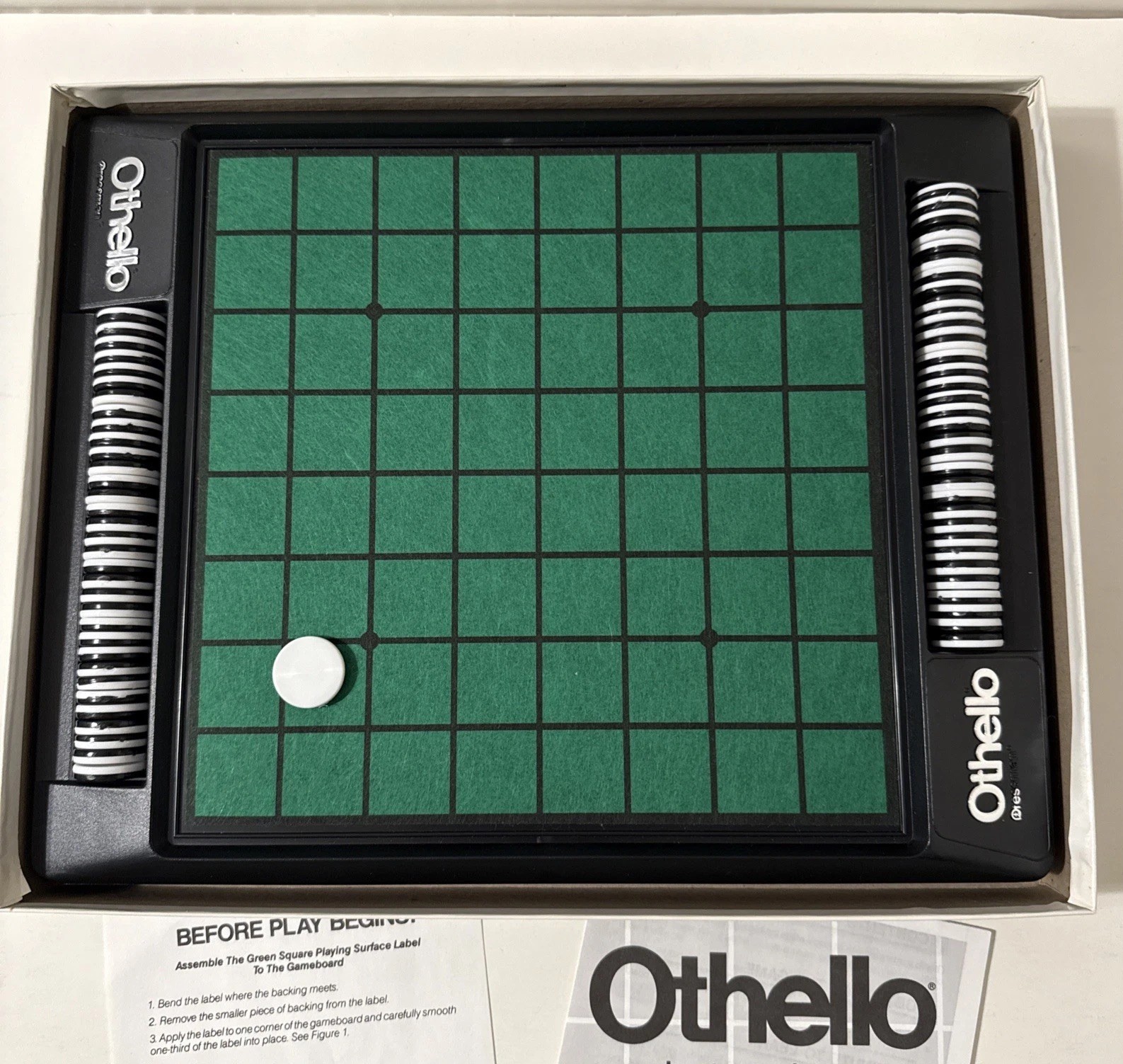 Vintage Othello Strategy Board Game by Pressman – 1990 Edition – Complete!