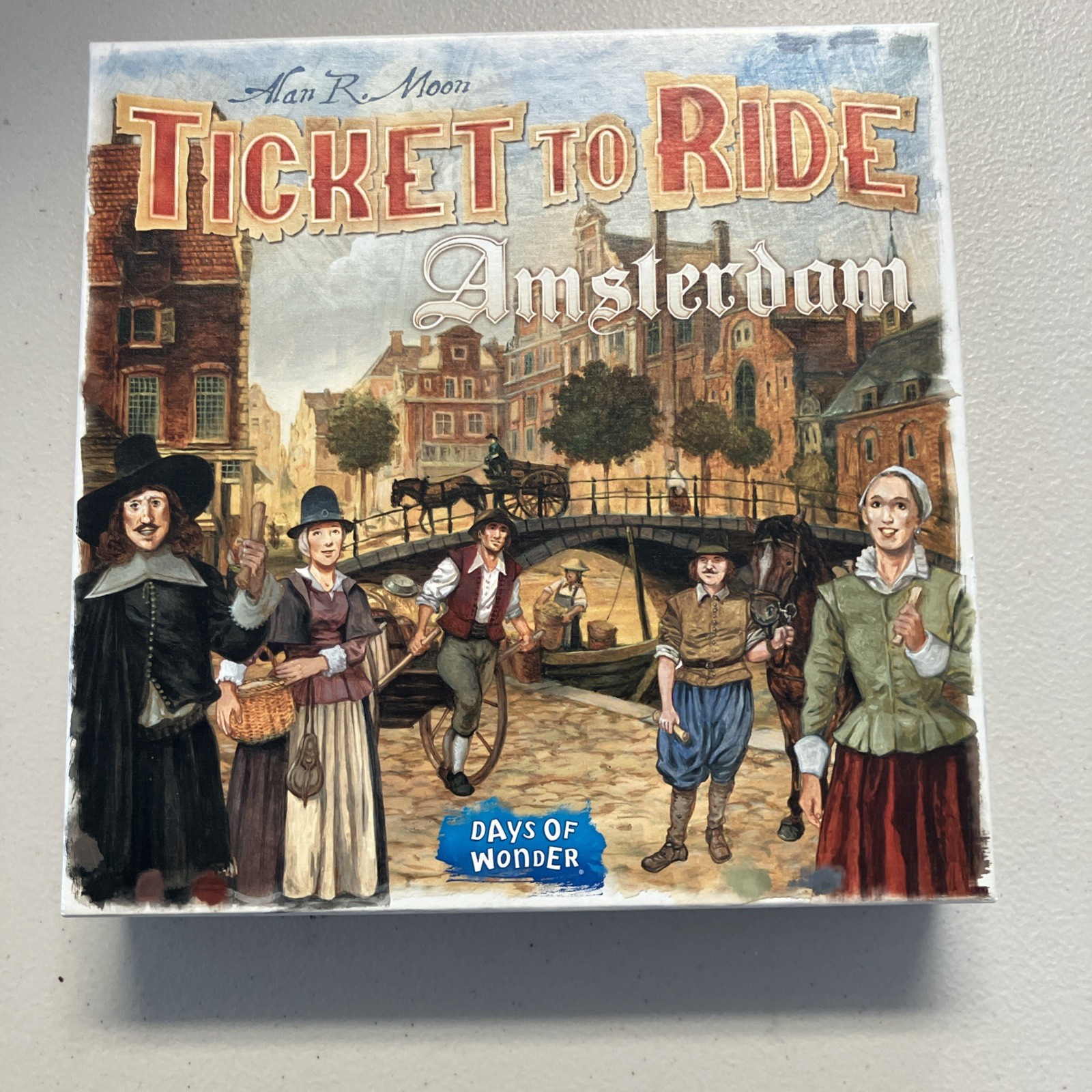 Ticket to Ride Amsterdam Board Game Days of Wonder Complete Barely Played Nice