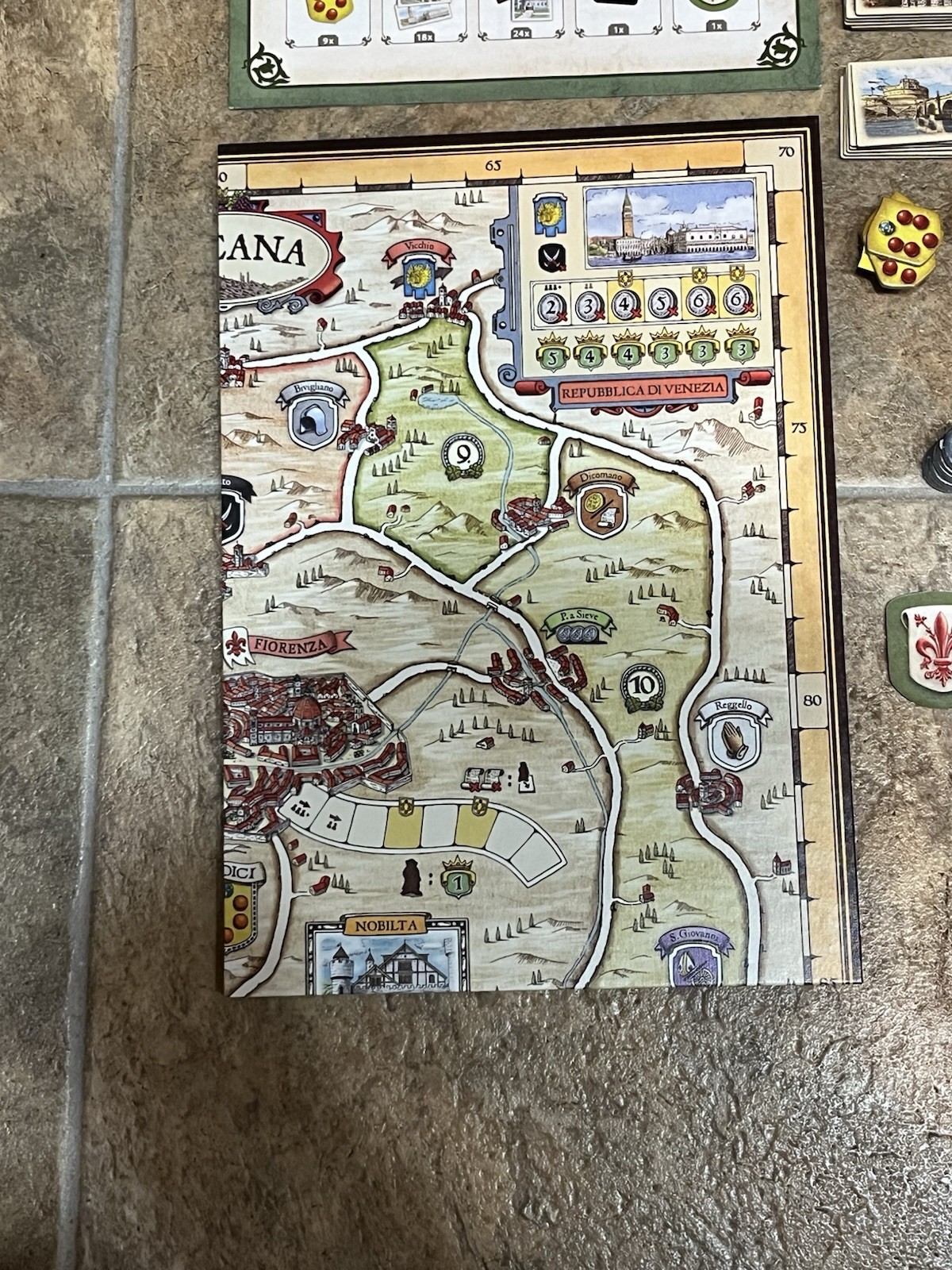 TMG IL Vecchio Medieval Strategy Board Game Complete 2+ Players 10+ 2012