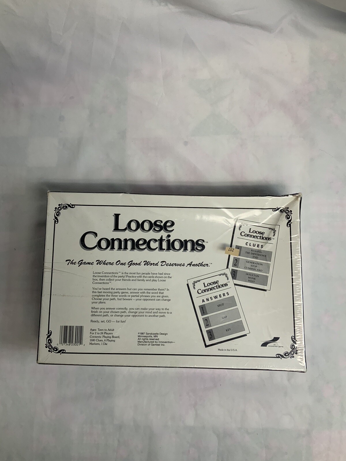 Loose Connections; the Game Where One Good Word Deserves Another (1987)