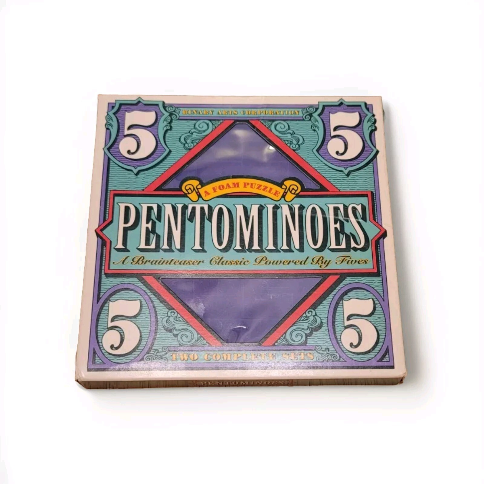 Binary Arts Pentominoes Foam Puzzle Brain Teaser 2 Complete Puzzles 5