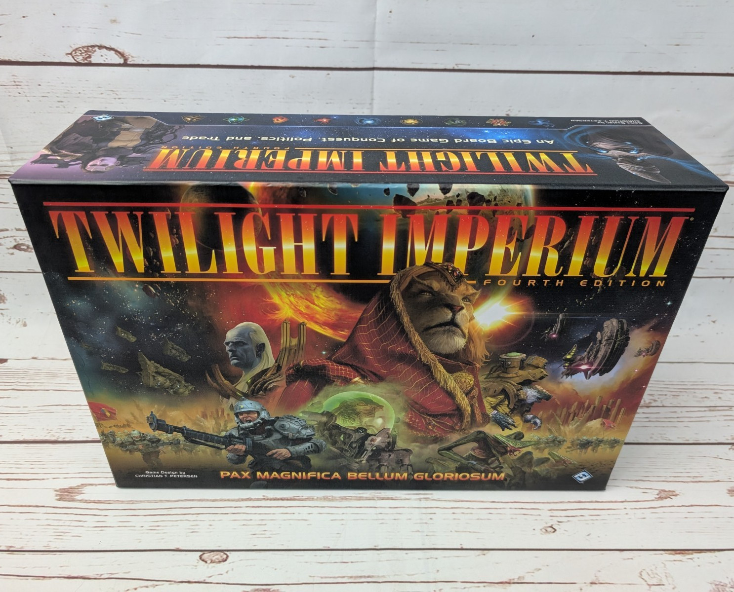 Twilight Imperium Fourth Edition Fantasy Flight Space 4X Board Game Unpunched