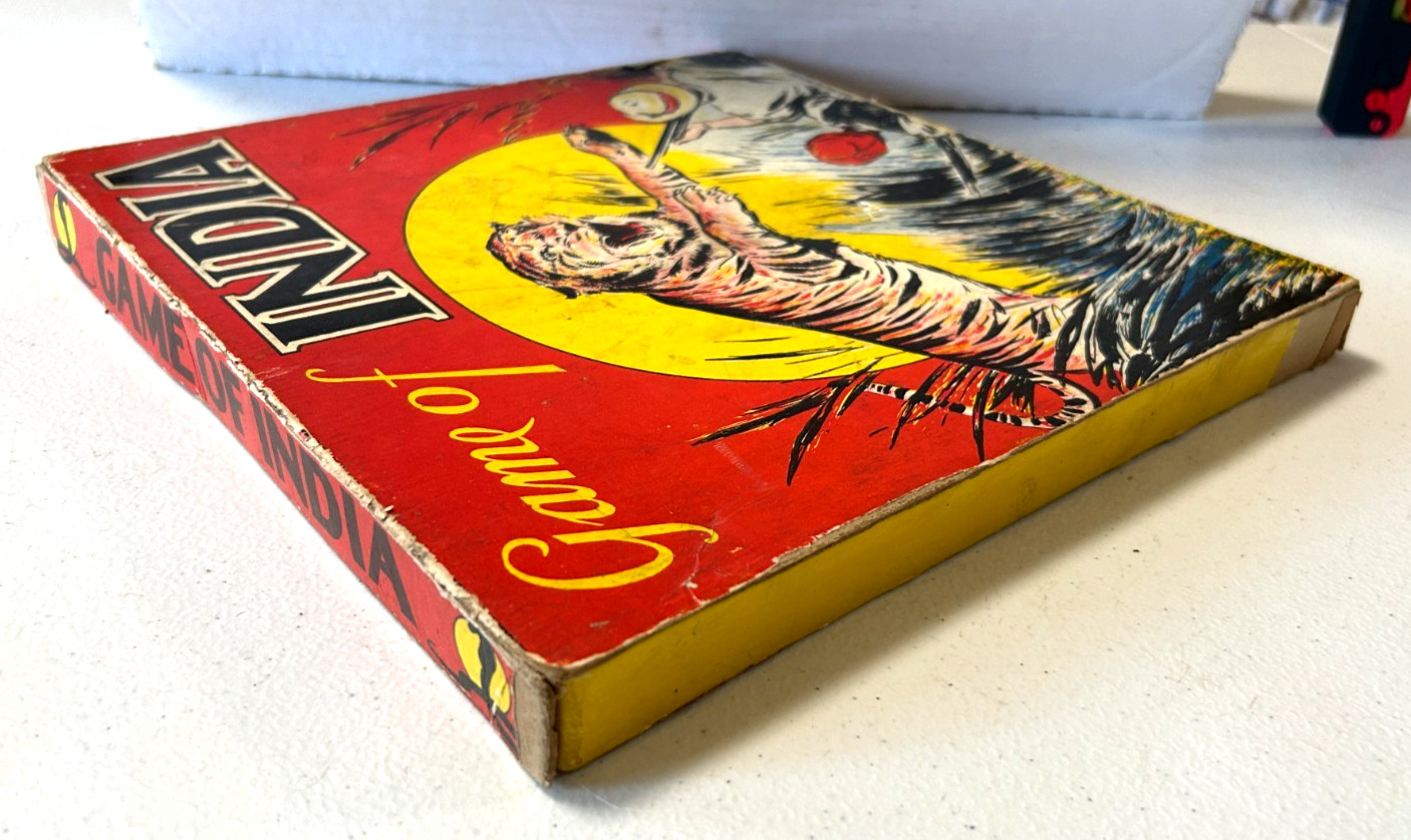 Vintage Rare Game of India Milton Bradley, No 4083 Board Hunting Game