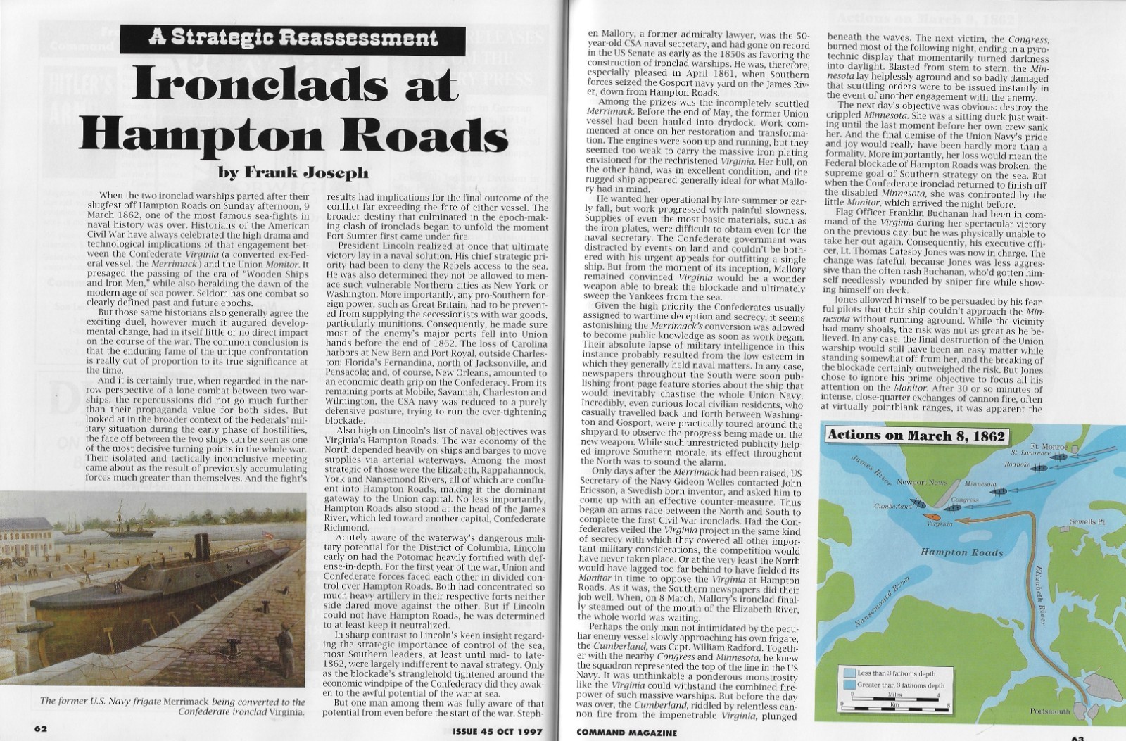 Command Magazine #45 2 Games; Operation Sea Lion & Yarmuk Holy Land 636AD Unpun