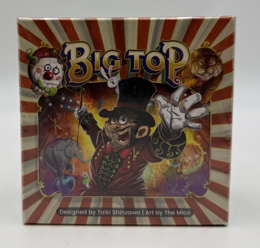 Big Top Fast Paced Auction Game for 3 to 4 Players Ages 11 Years and Up ~ Sealed