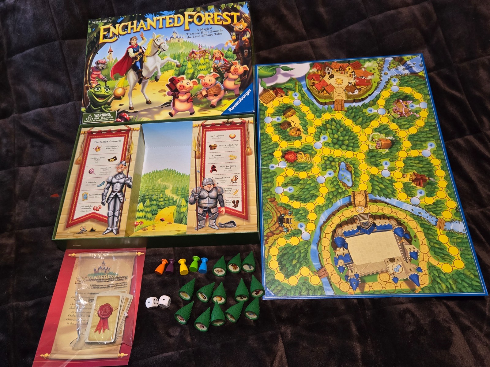 Enchanted Forest Board Game – 1994 Ravensburger – Complete