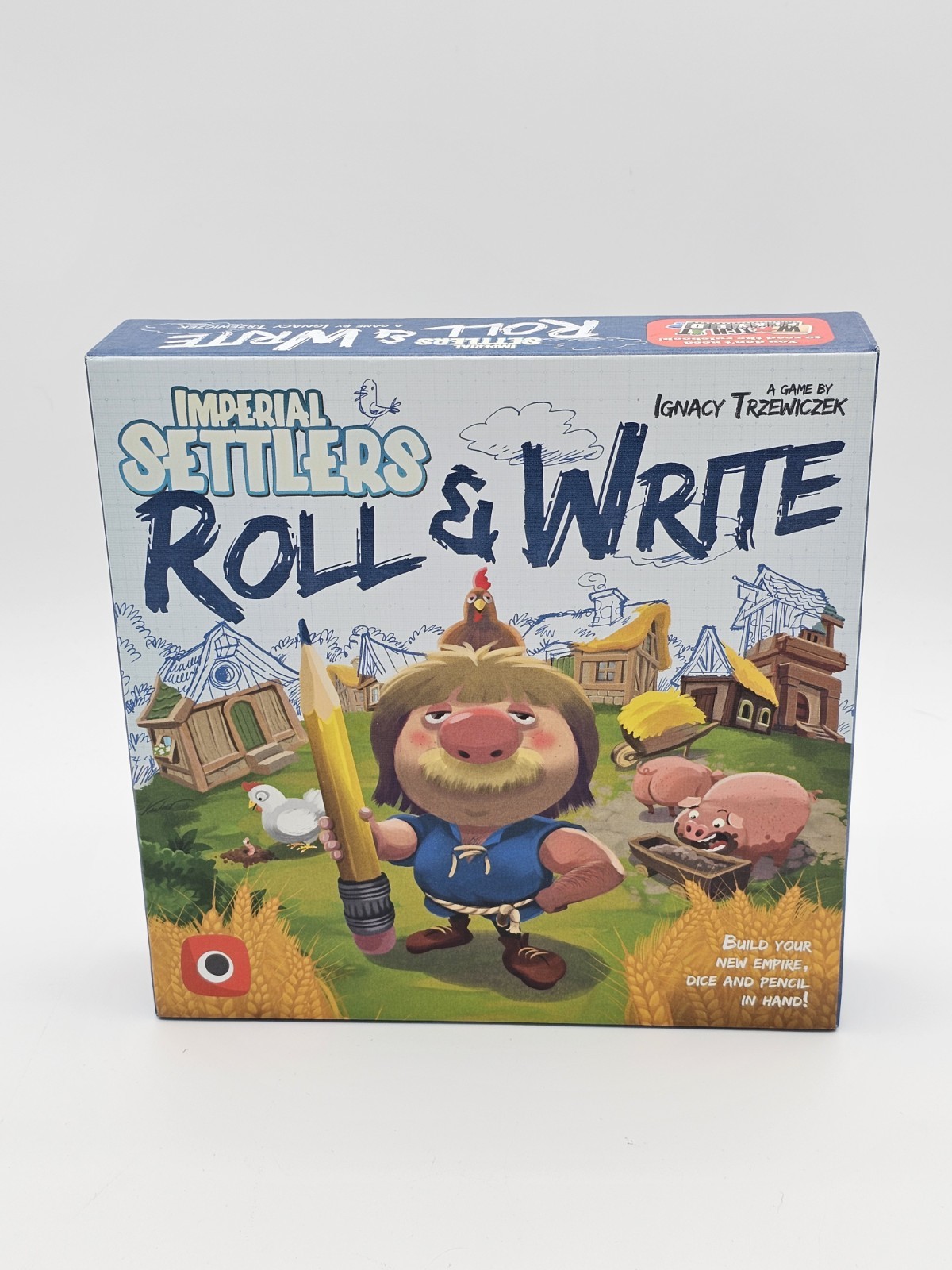 Imperial Settlers Roll & Write board game Build Your New Empire Ignacy Trzwiczek