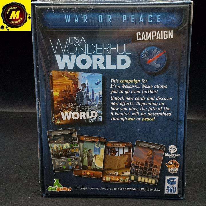 It’s a Wonderful World: War or Peace Expansion (NIB) – #162390 – Family Games